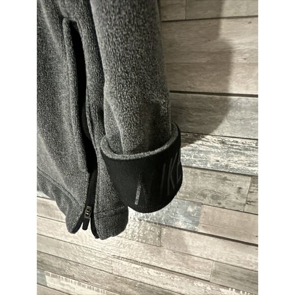Women’s Nike Dri Fit Fleece Sweater Gray Mock Neck Size Small - Picture 4 of 16
